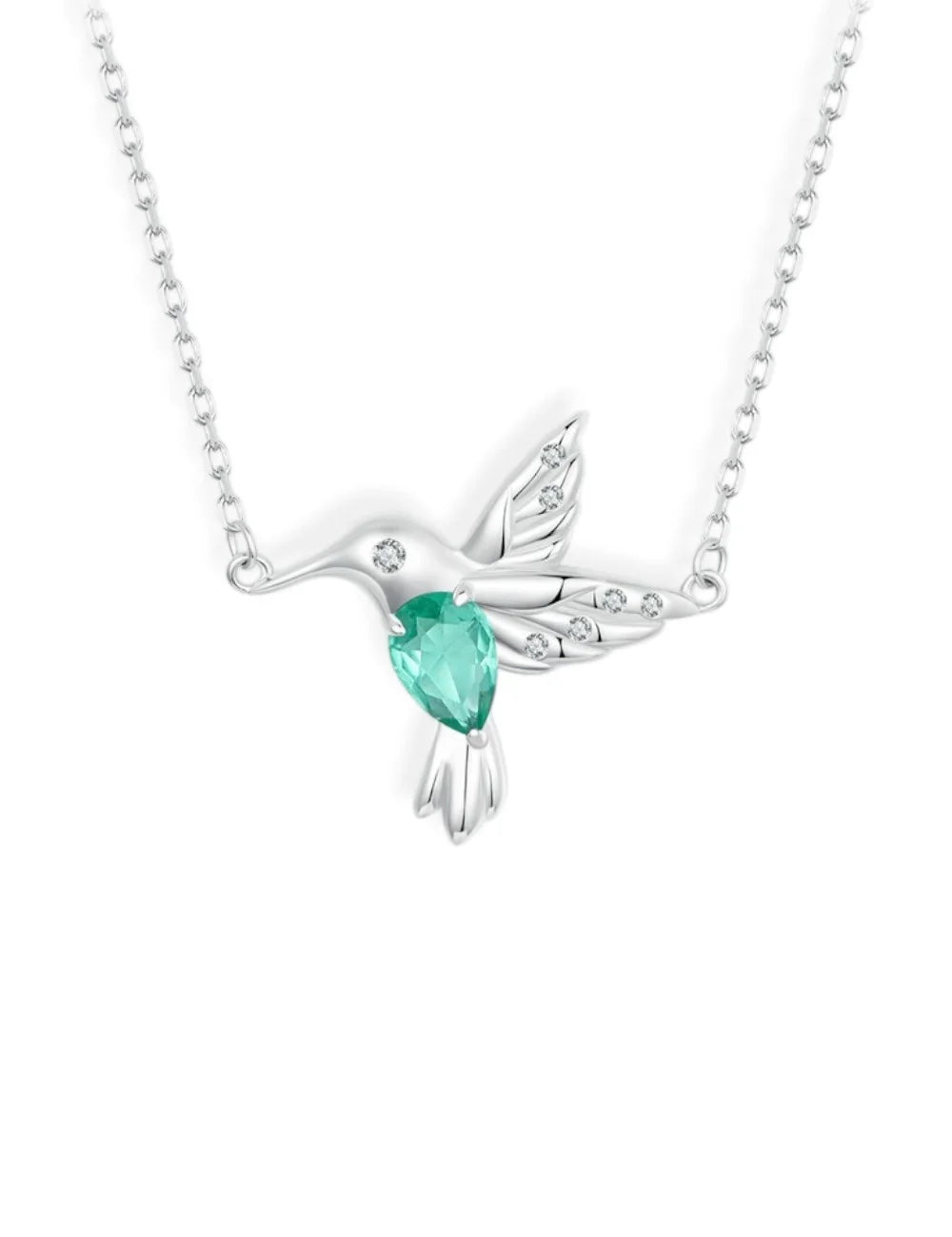 Aurelia Hummingbird Pendant Necklace