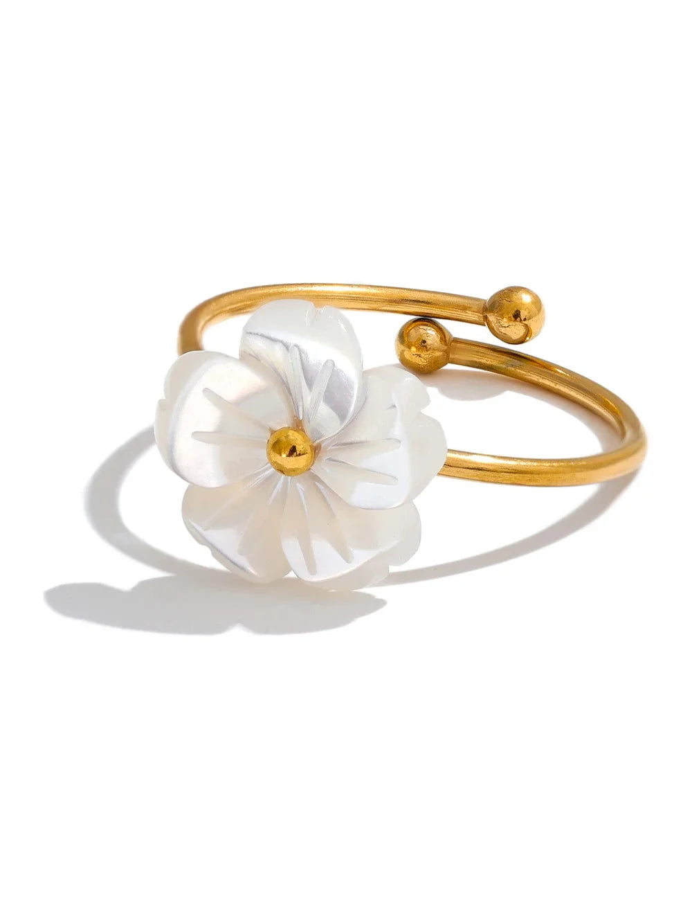Marina Bloom Open Ring