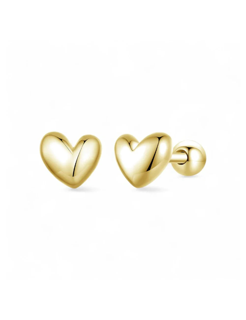 Bella Mini Heart Stud Earrings