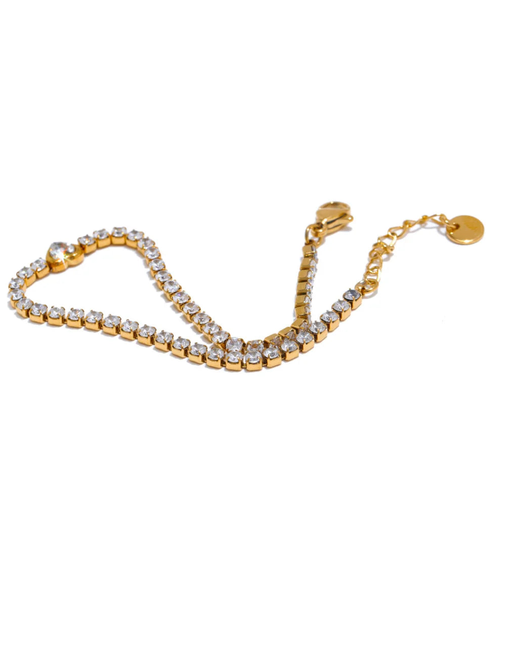 Amalfi Heart Tennis Bracelet