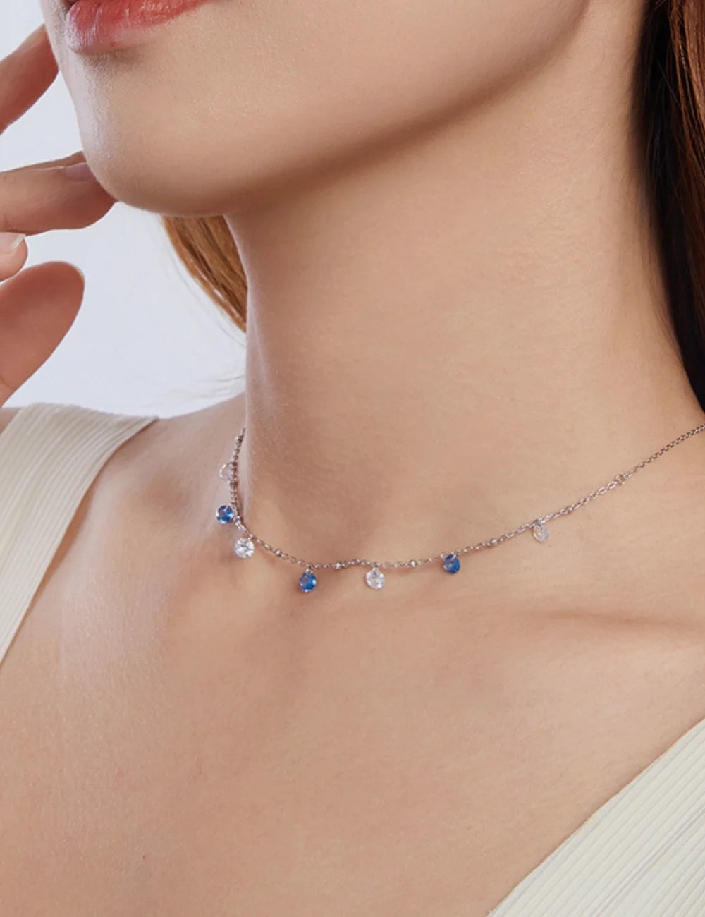 Seashell Layered Station Necklace