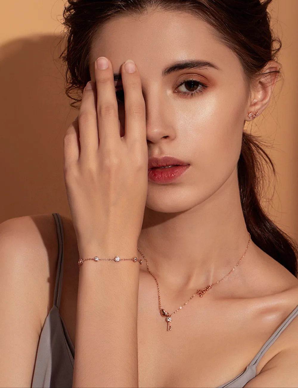 Elysian Heart Pave Bracelet