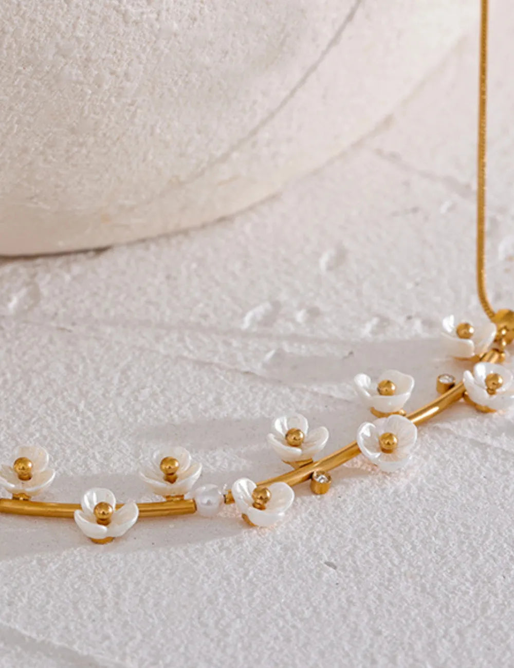 Garden Floral Petal Necklace