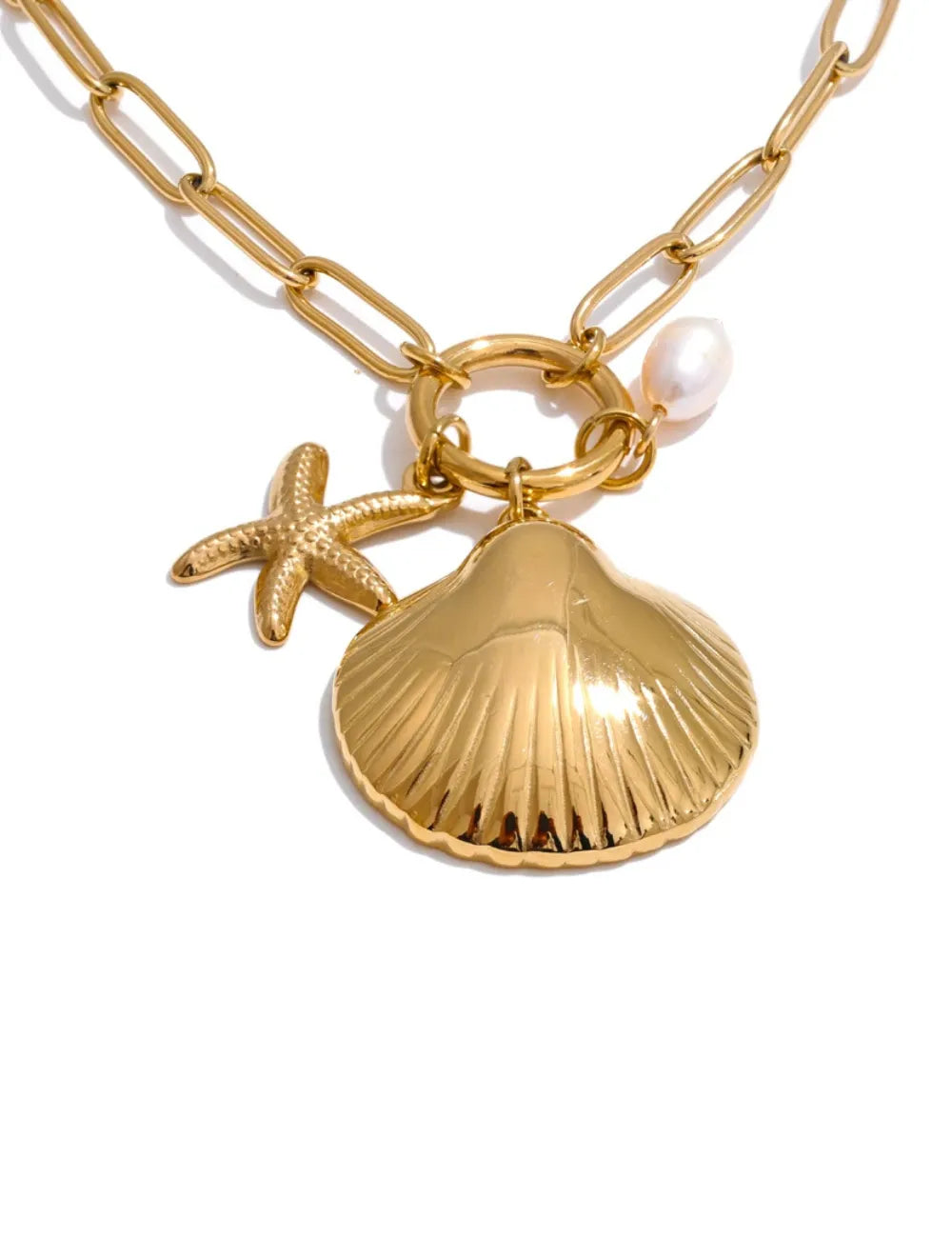 Azure Starfish Necklace