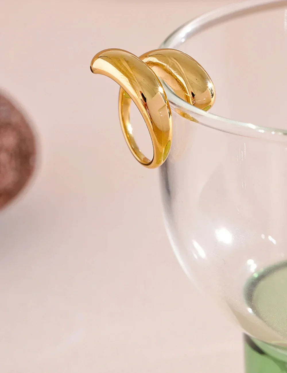 Monaco Fluid Sculptural Adjustable Ring
