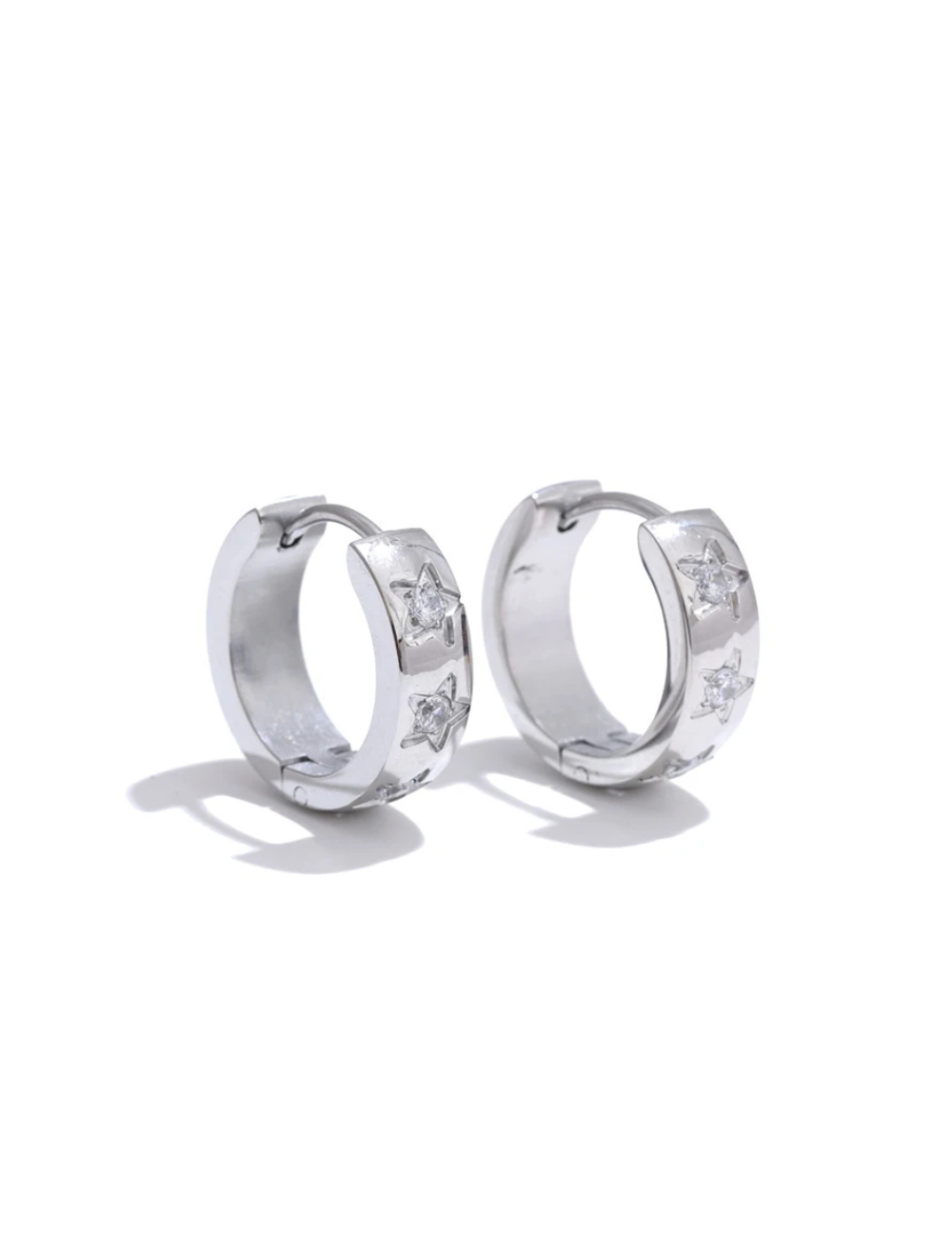 Orion Star Hoop Earrings