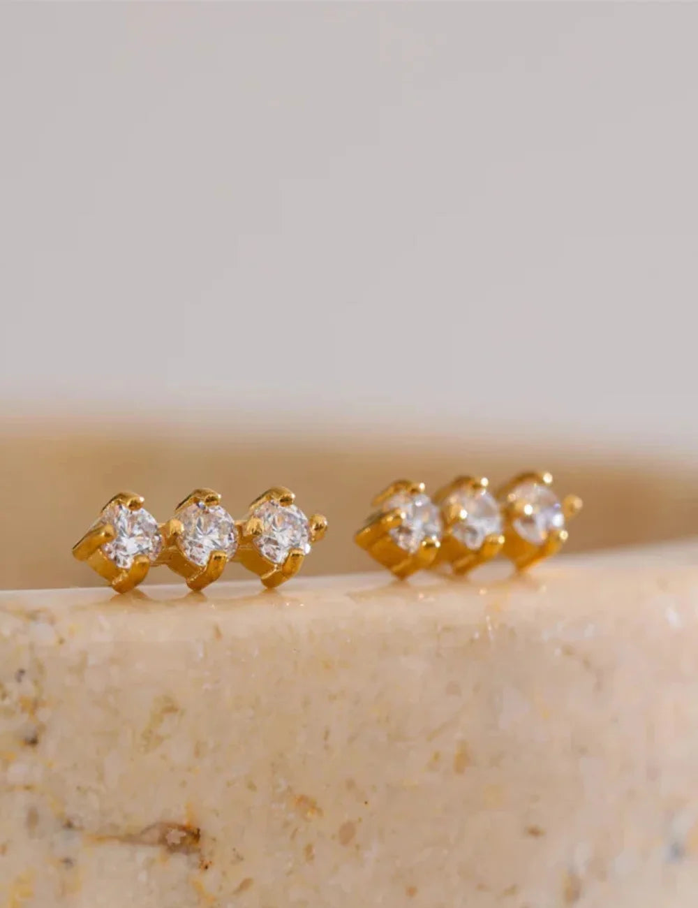 Lumi Trio Stud Earrings