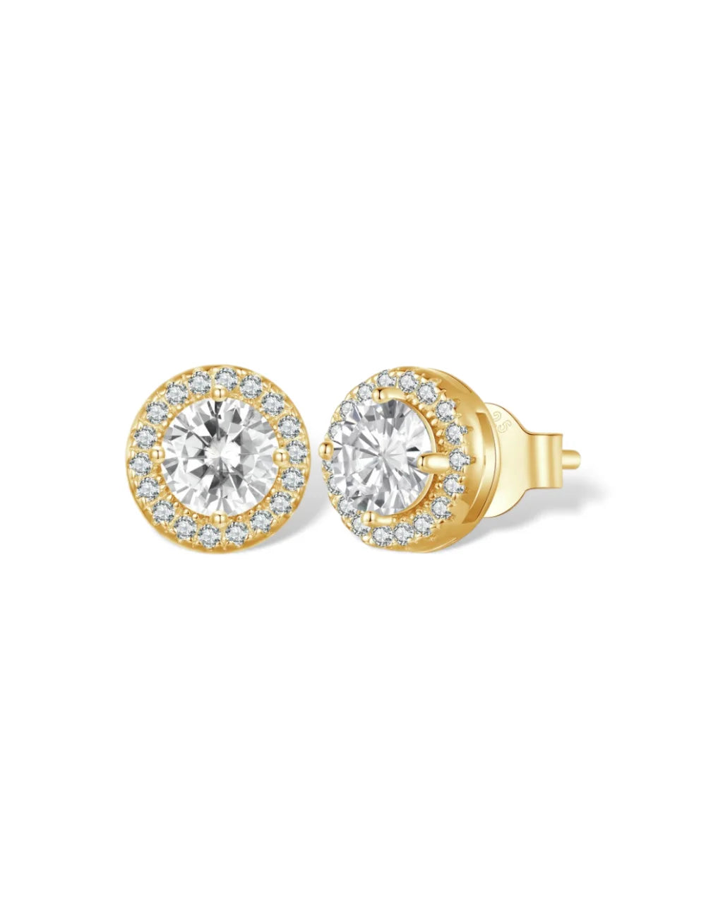 Lumiere Halo Stud Earrings