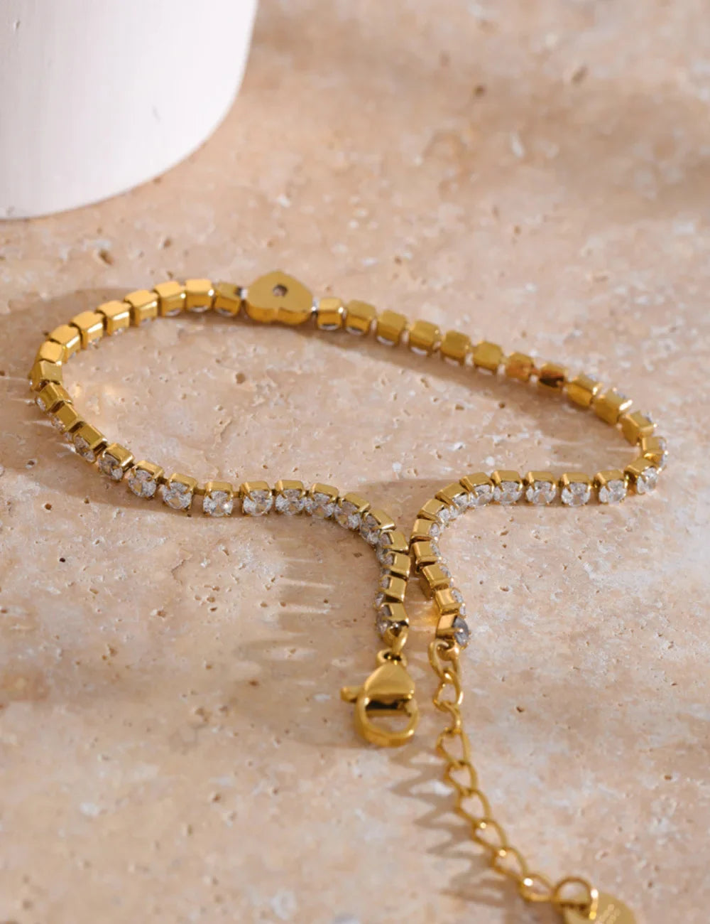 Amalfi Heart Tennis Bracelet