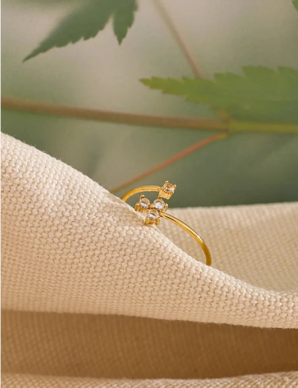 Aurora Blossom Adjustable Ring