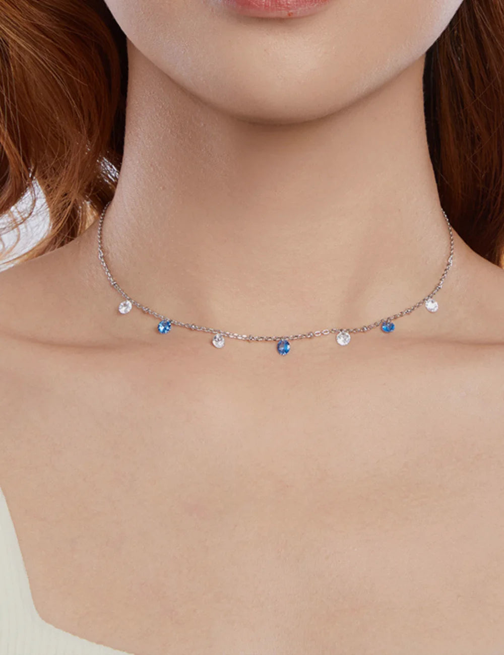 Seashell Layered Station Necklace