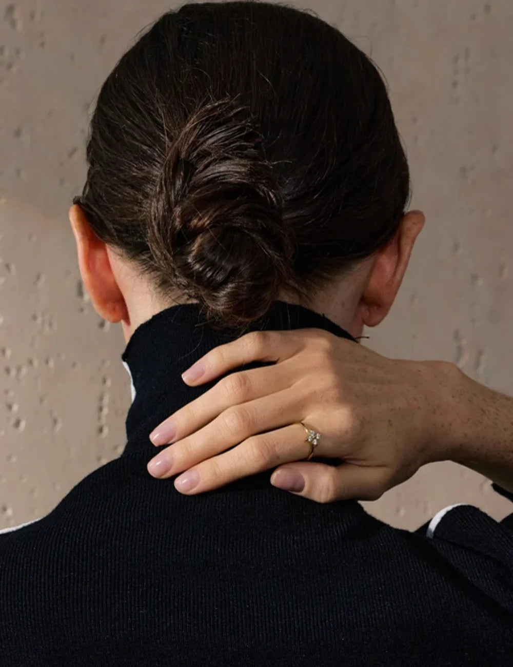 Luna Petal Adjustable Ring