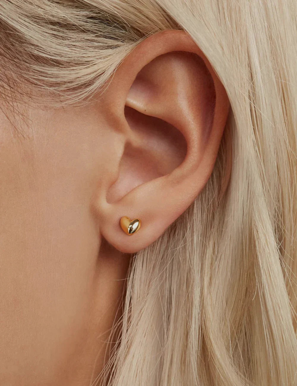 Bella Mini Heart Stud Earrings