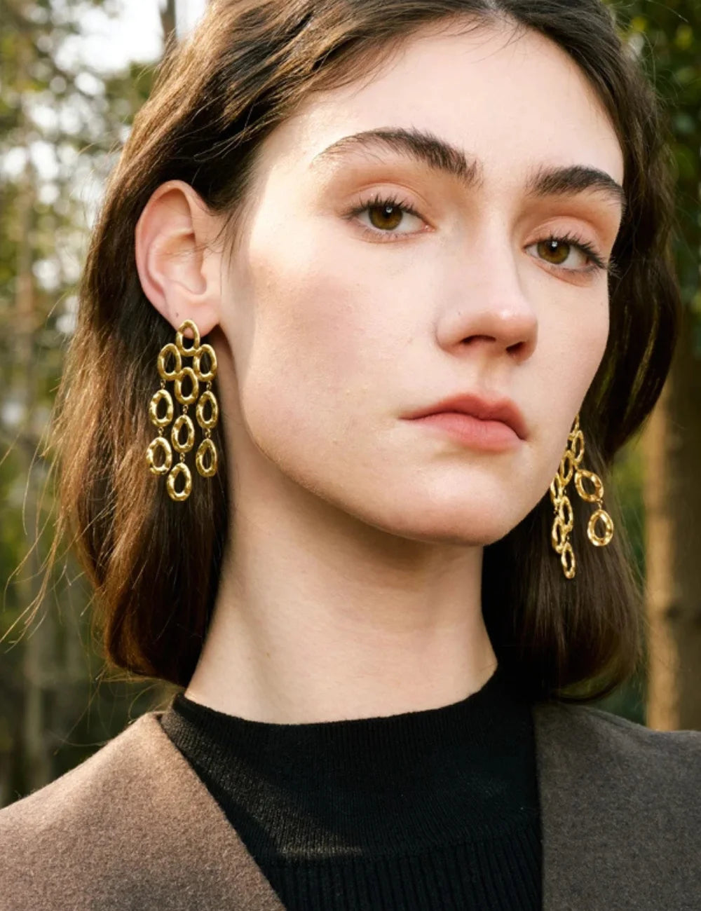 Orion Geometric Drop Earrings