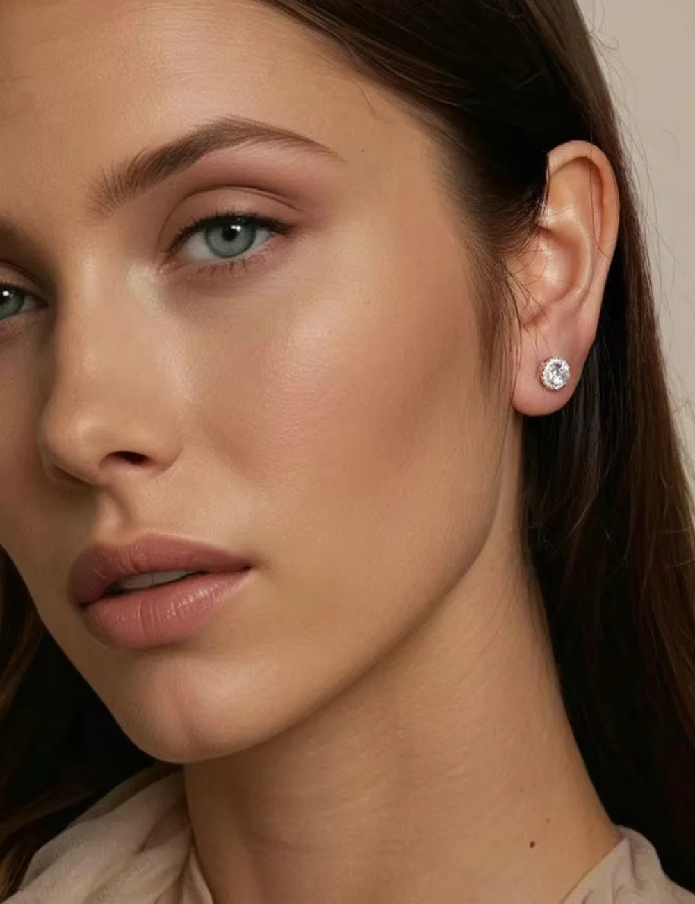 Lumiere Halo Stud Earrings