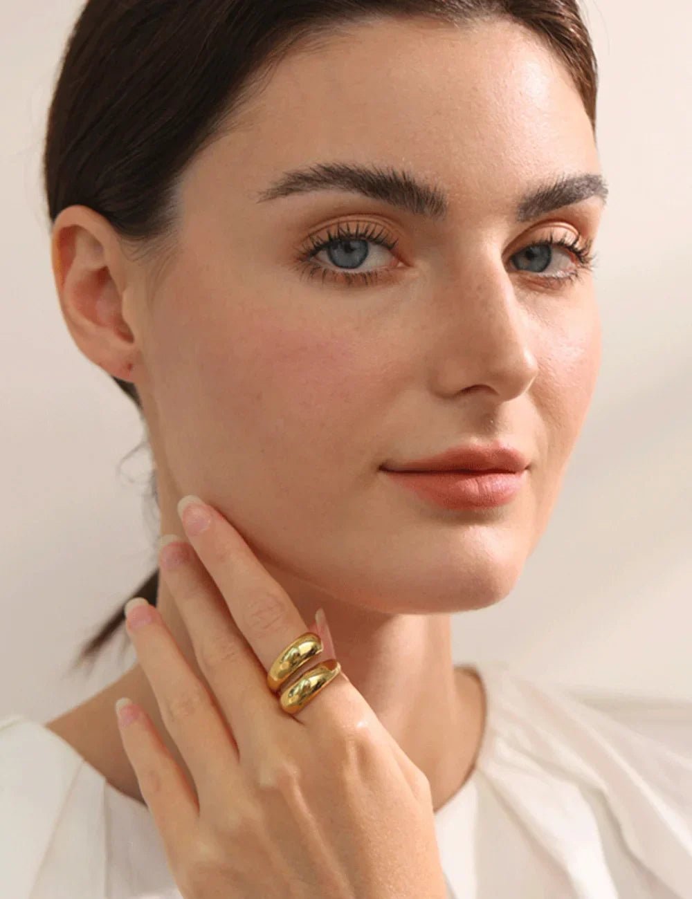 Monaco Fluid Sculptural Adjustable Ring