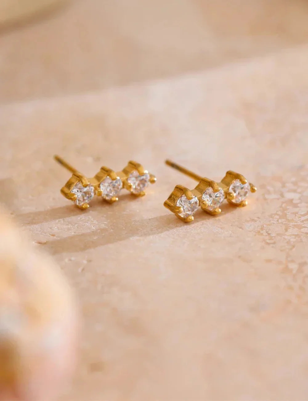 Lumi Trio Stud Earrings