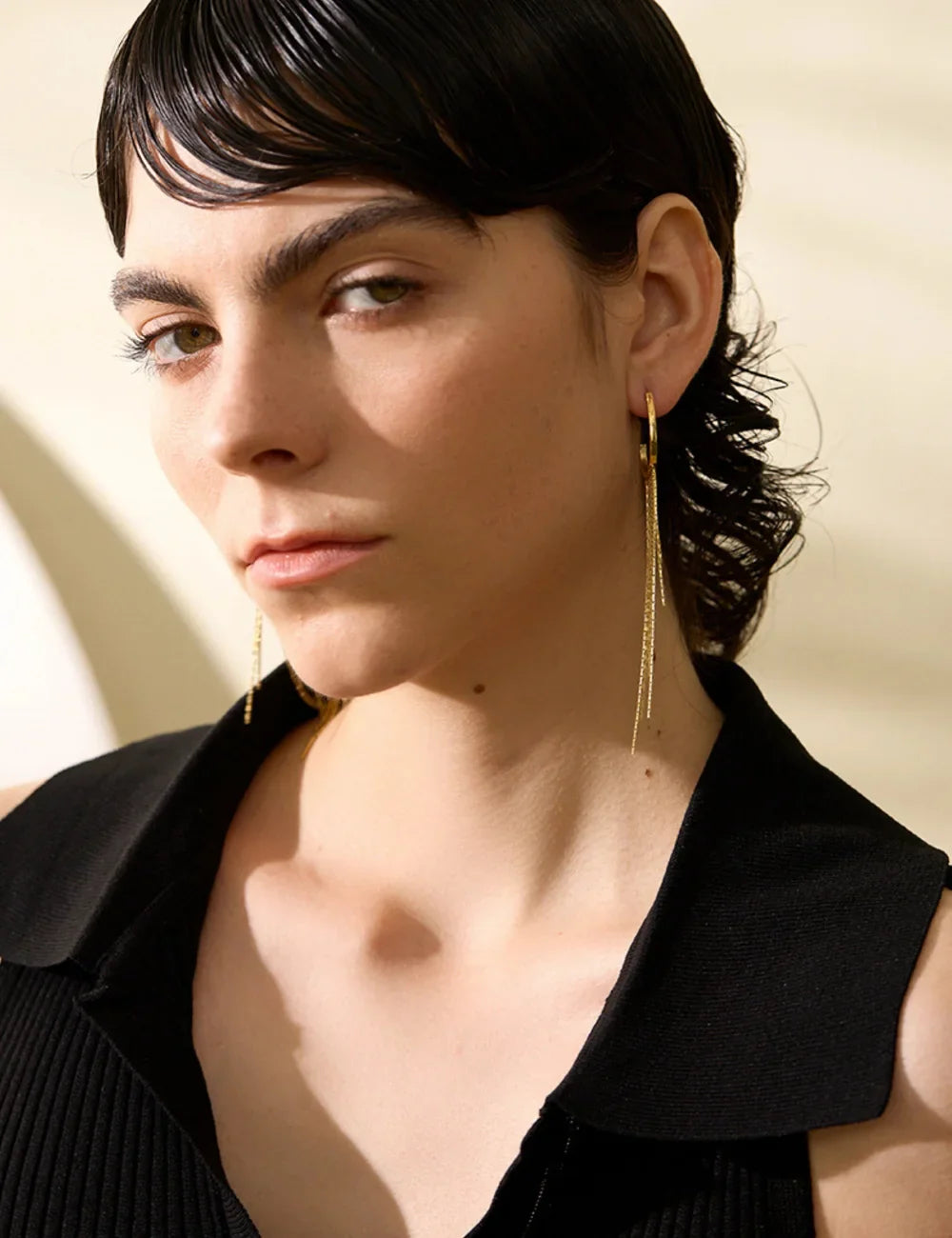 Cascade Tassel Chain Drop Earrings