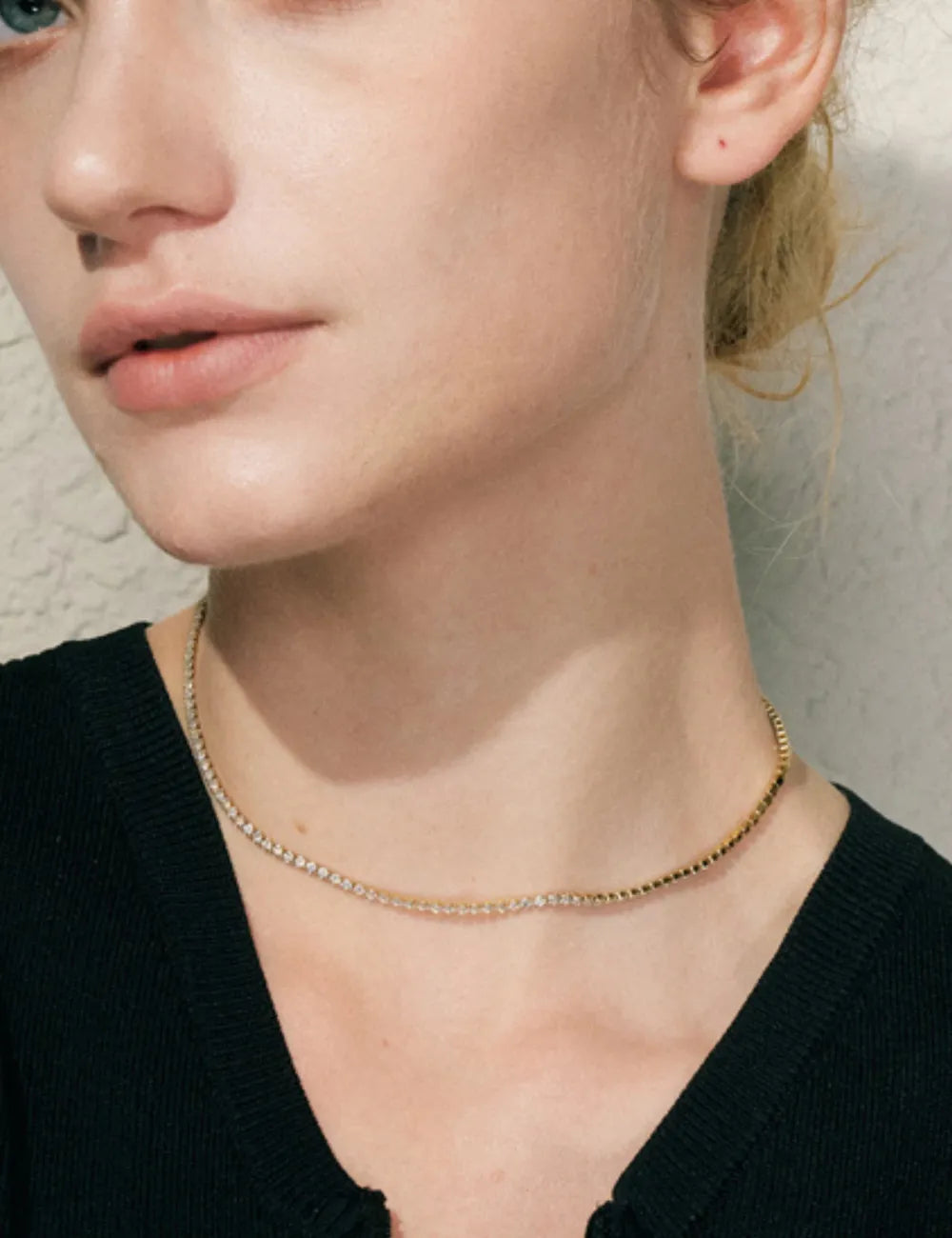Brilliance Tennis Choker Necklace