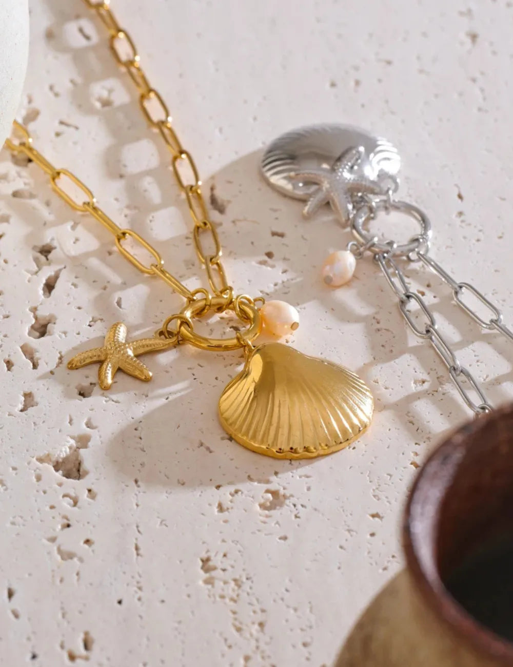 Azure Starfish Necklace