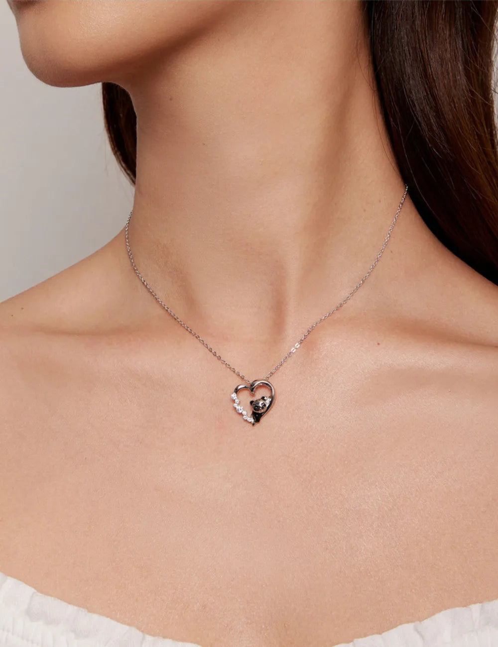 Viravve Baby Panda Pendant Necklace