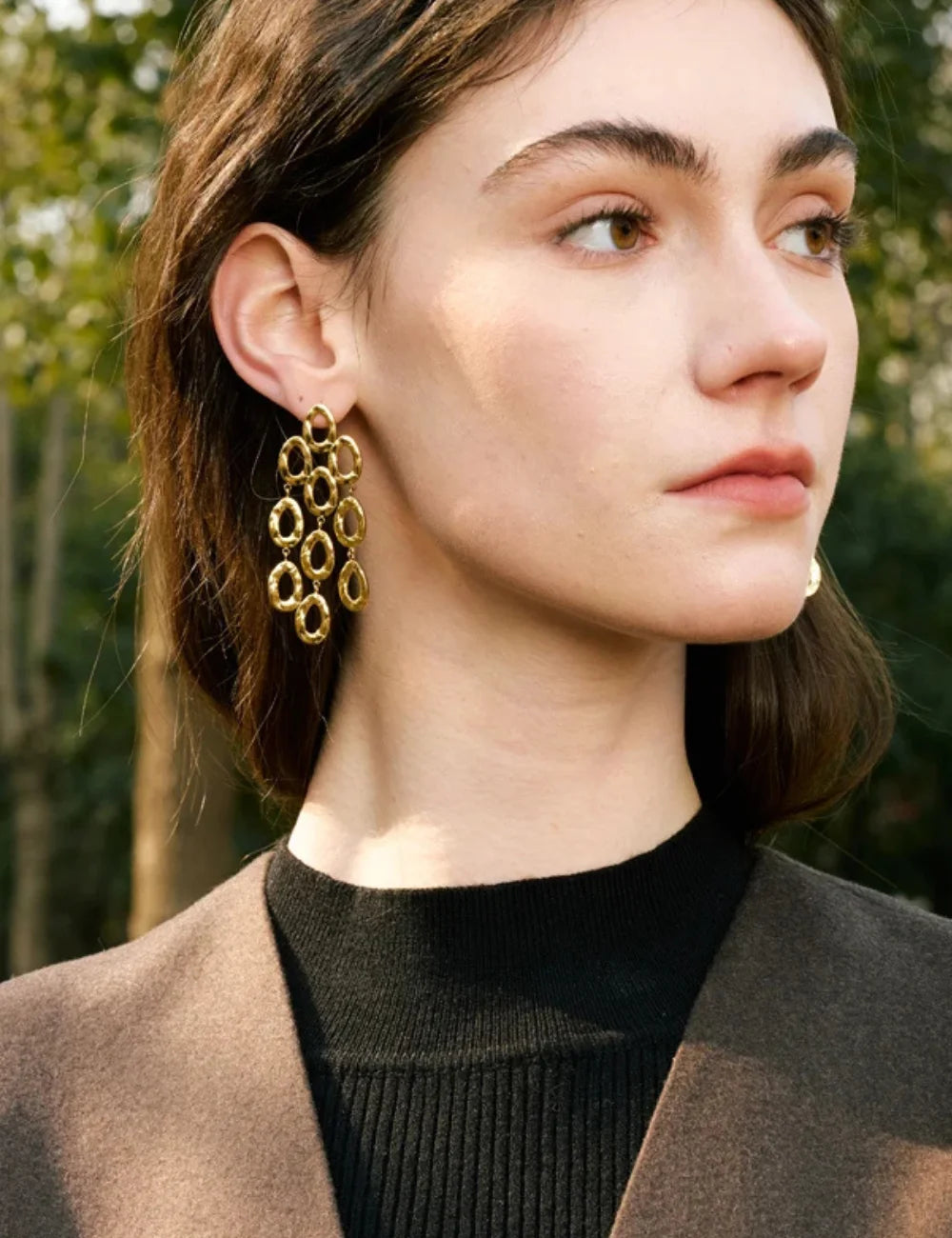 Orion Geometric Drop Earrings