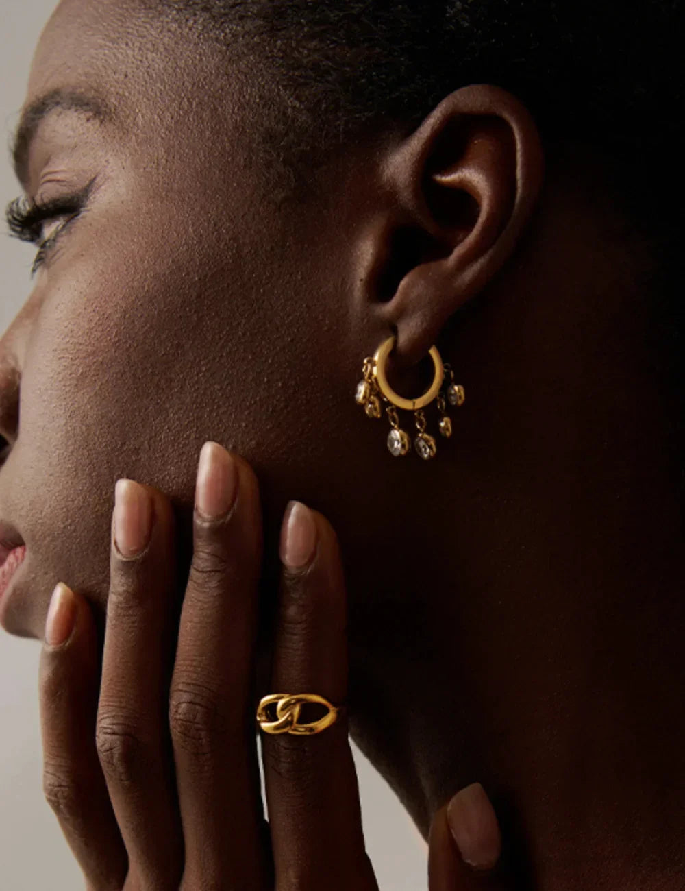 Pastel Radiance Hoop Earrings