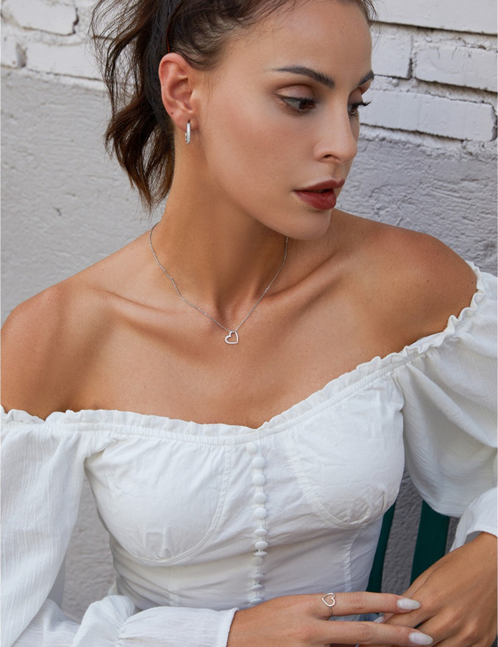 Florence Heart Chain Necklace