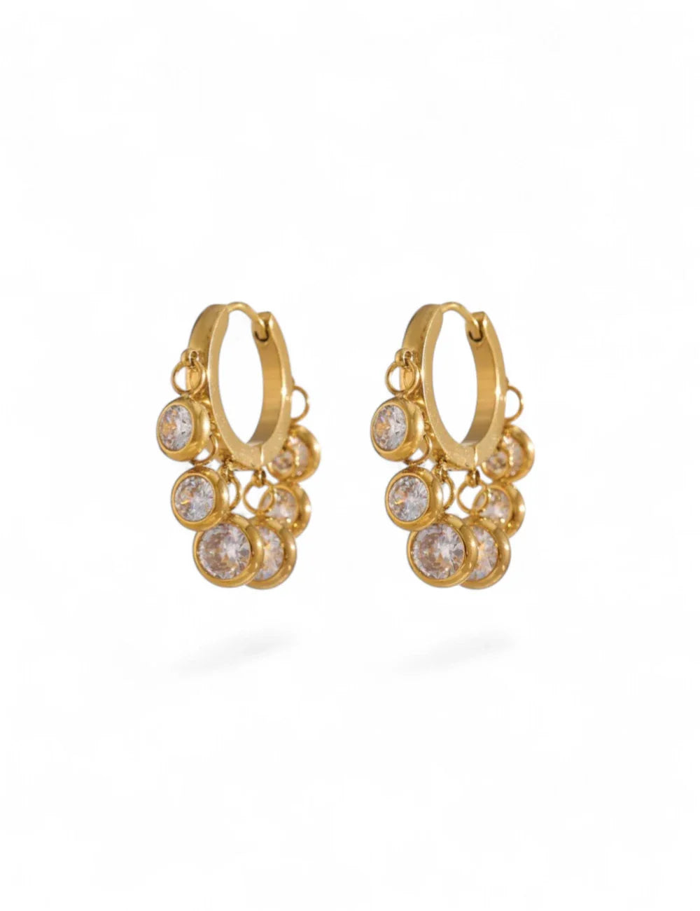 Pastel Radiance Hoop Earrings